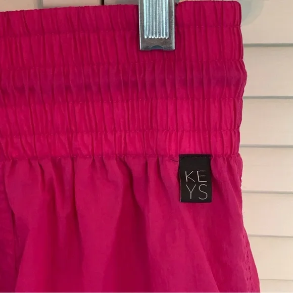 Athleta x Alicia Keys Keys High Waist Utility Pants Women 8 Hot Pink Nylon Cargo - Picture 9 of 16